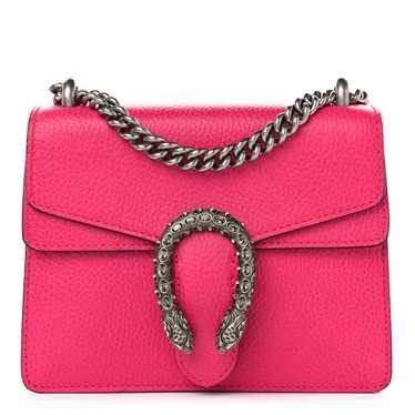 GUCCI Calfskin Mini Dionysus Shoulder Bag Box Pink