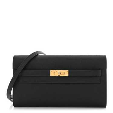 HERMES Epsom Kelly Wallet To Go Black