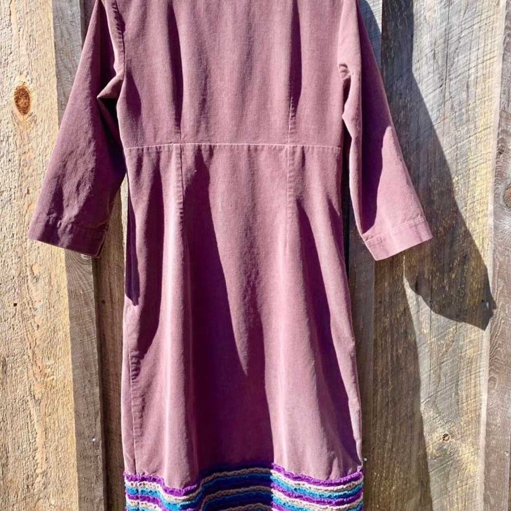 Lightweight Corduroy Dress by Boden, Sz 6 - image 4