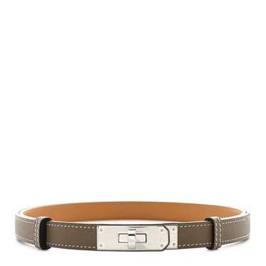 HERMES Epsom Kelly Belt Etoupe