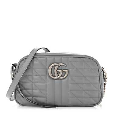 GUCCI Calfskin Matelasse Aria Small GG Marmont Ch… - image 1