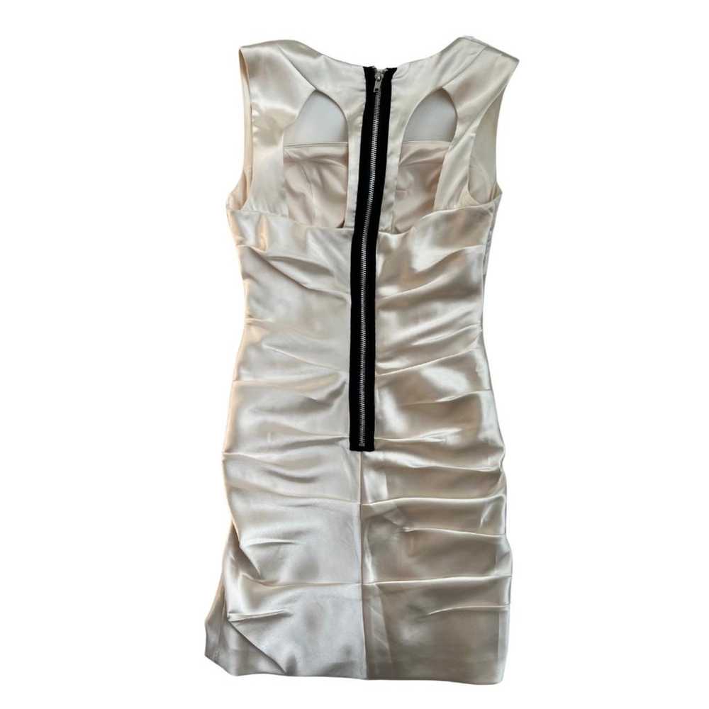 Vintage satin adrianna papell mini bodycon dress - image 2