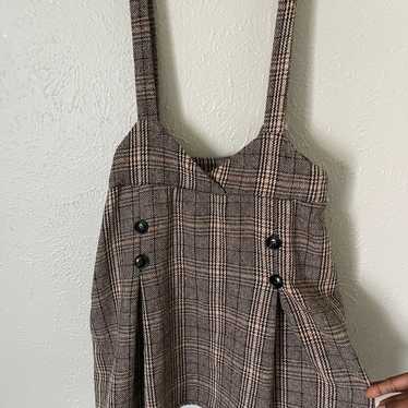 Vintage Overalls with Pleated skirt