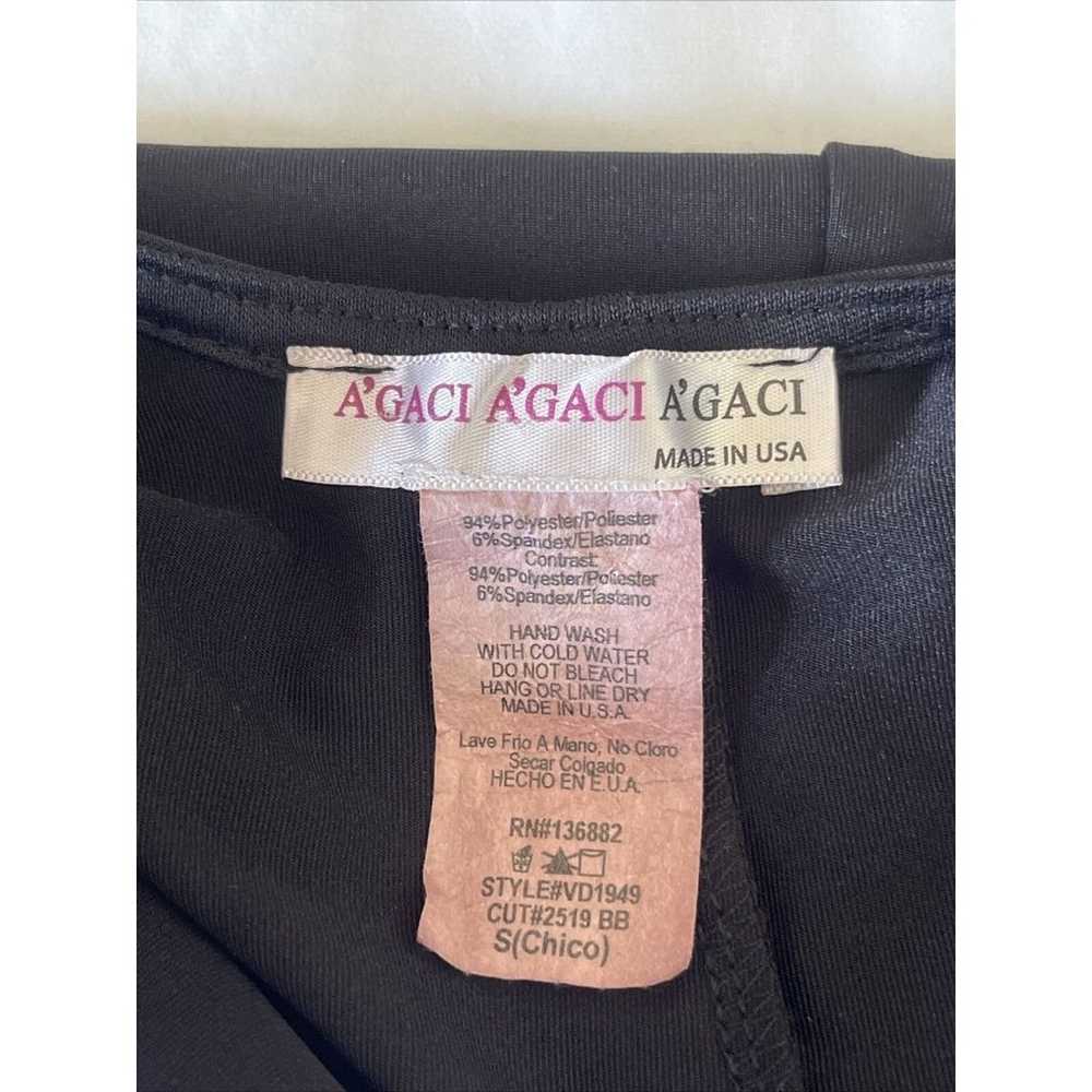 Agaci Womens Dress Size Small Black Back Cutout C… - image 10