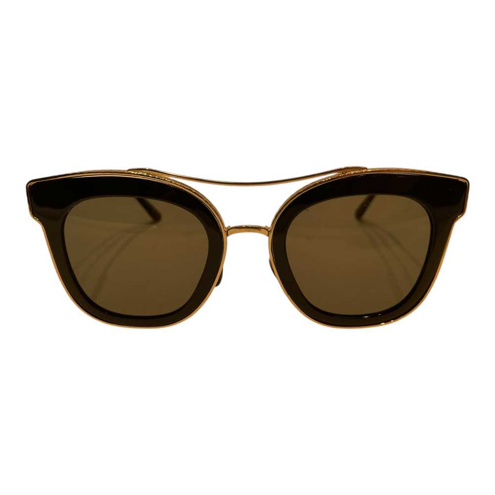 BOTTEGA VENETA/Sunglasses/Plastic/BEG/CAT UPPER T… - image 1