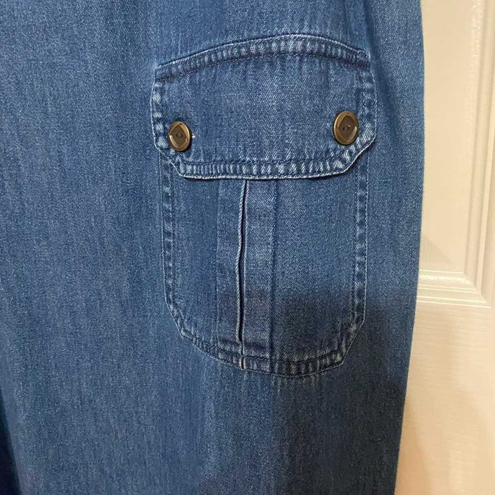 EUC Vintage Jean Denim Overall Dress size 6 - image 4