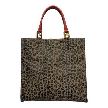 FENDI/Tote Bag/Leopard/Cotton/KHK/LEOPARD PRINT T… - image 1