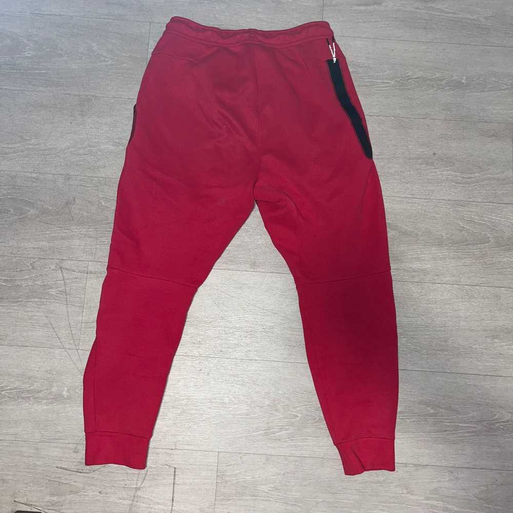 Nike Red Nike Men's Sportswear Tech Fleece Joggers - image 2