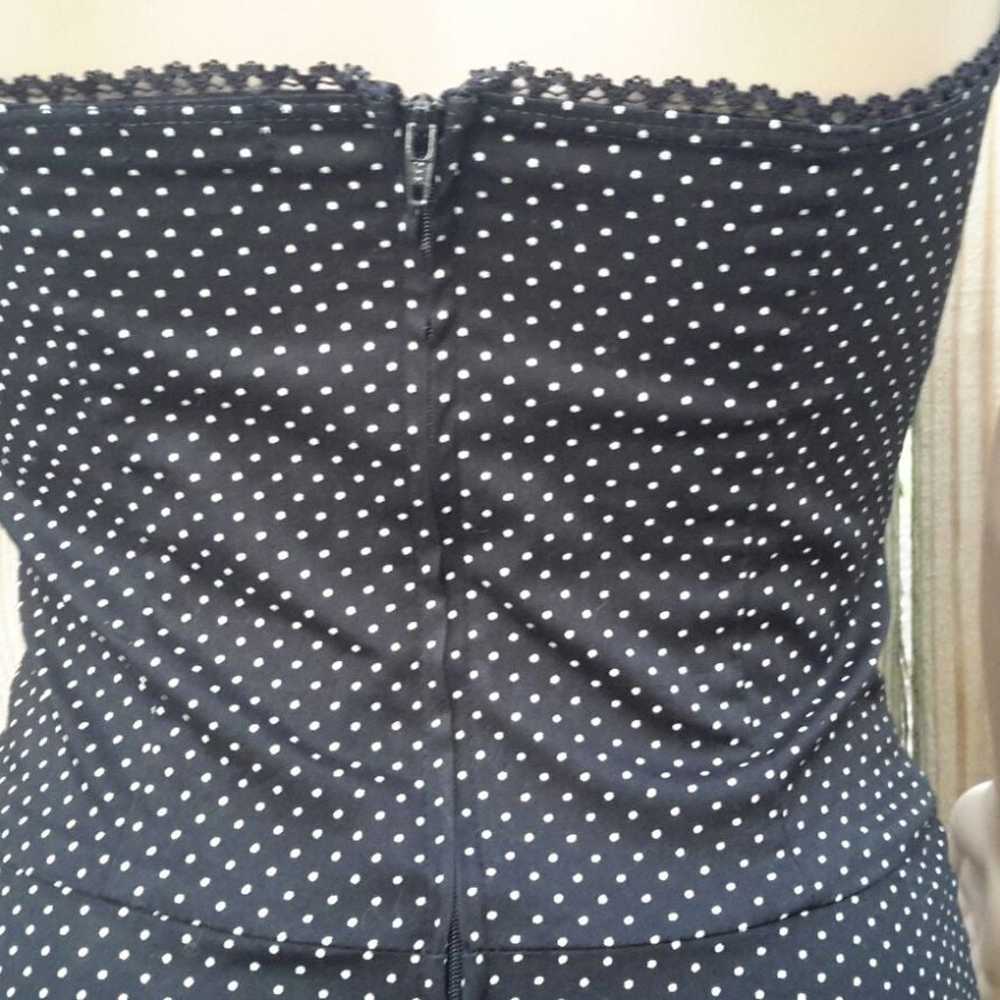 Ruby Rox Black White Polka Dots Straples - image 4