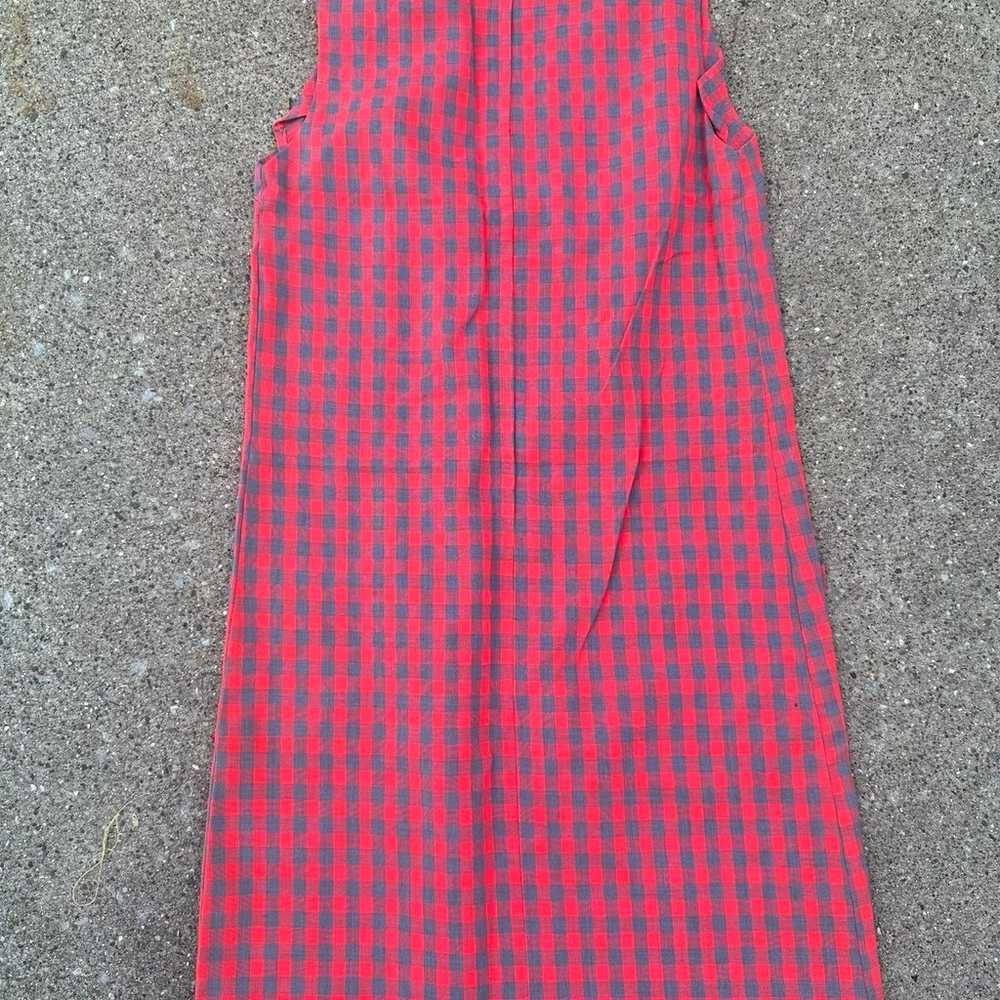 Vintage 1960s / 1970s Women's small gingham print… - image 2