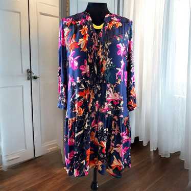 Anthropologie Maeve Caravane Tunic Dress S Floral 