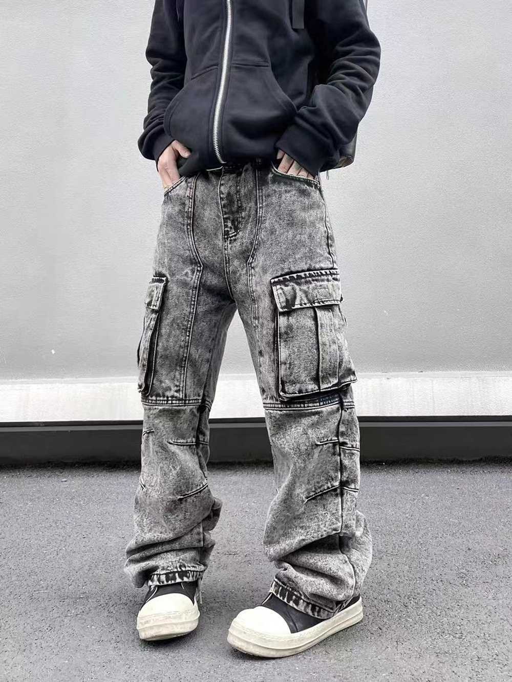 Japanese Brand × Jean × Streetwear Street washed … - image 1