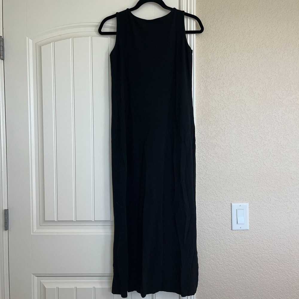 Vintage Harolds Womens Sz S Maxi Dress Solid Blac… - image 5