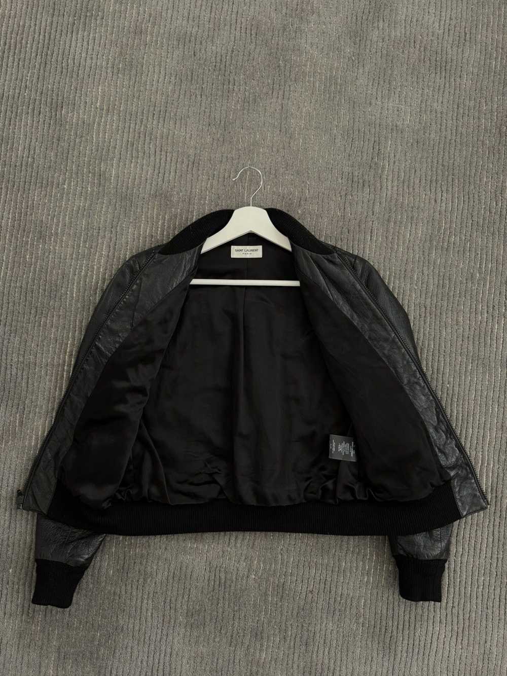 Saint Laurent Paris Saint Laurent leather jacket - image 8