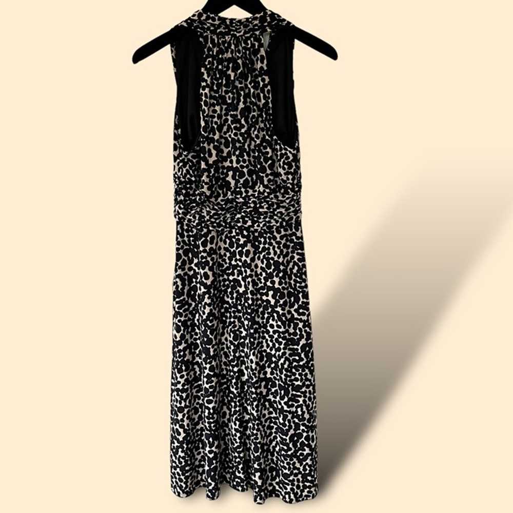 Evan Picone Womens Faux Wrap Dress Animal Print S… - image 2