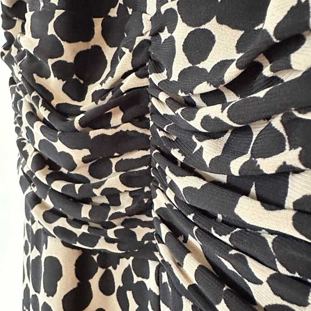 Evan Picone Womens Faux Wrap Dress Animal Print S… - image 5