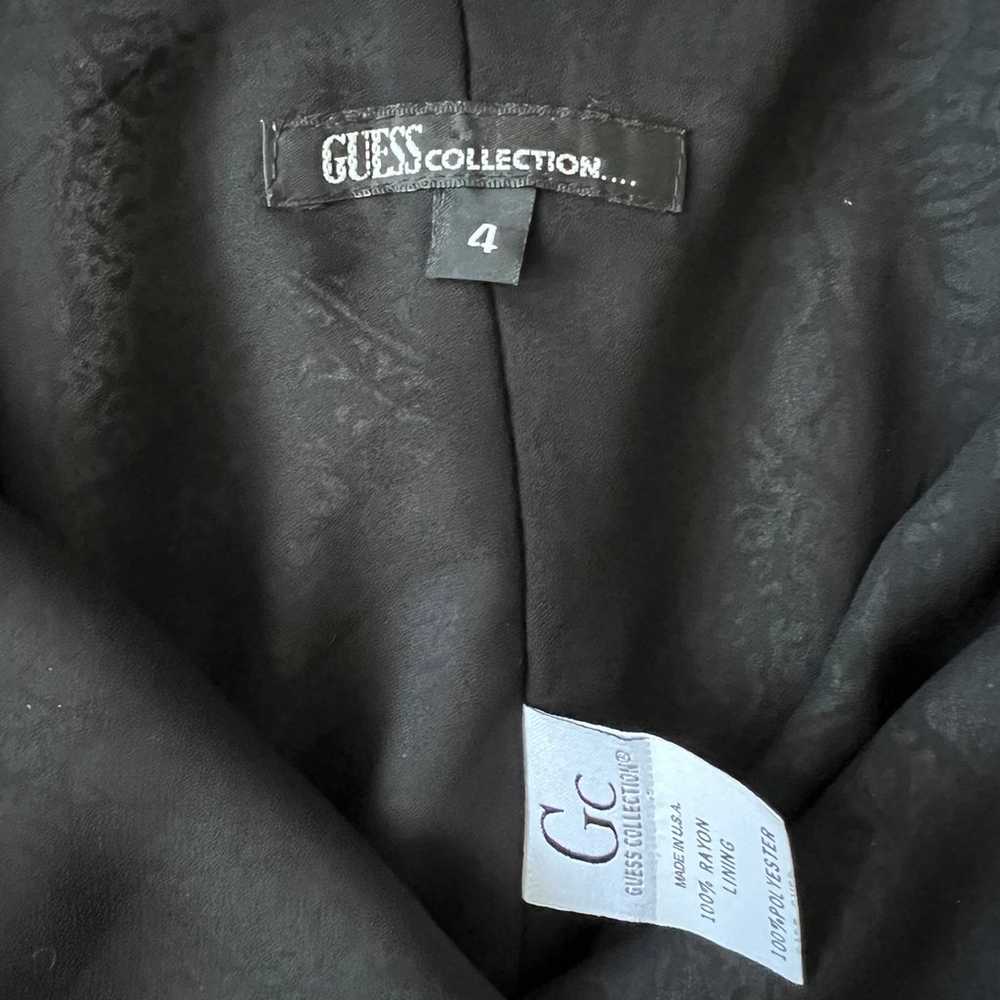 Vintage GUESS Collection Made in USA Black White … - image 7