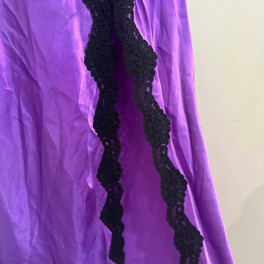 Victoria Secret Y2K/90s slip dress midi purple sm… - image 12