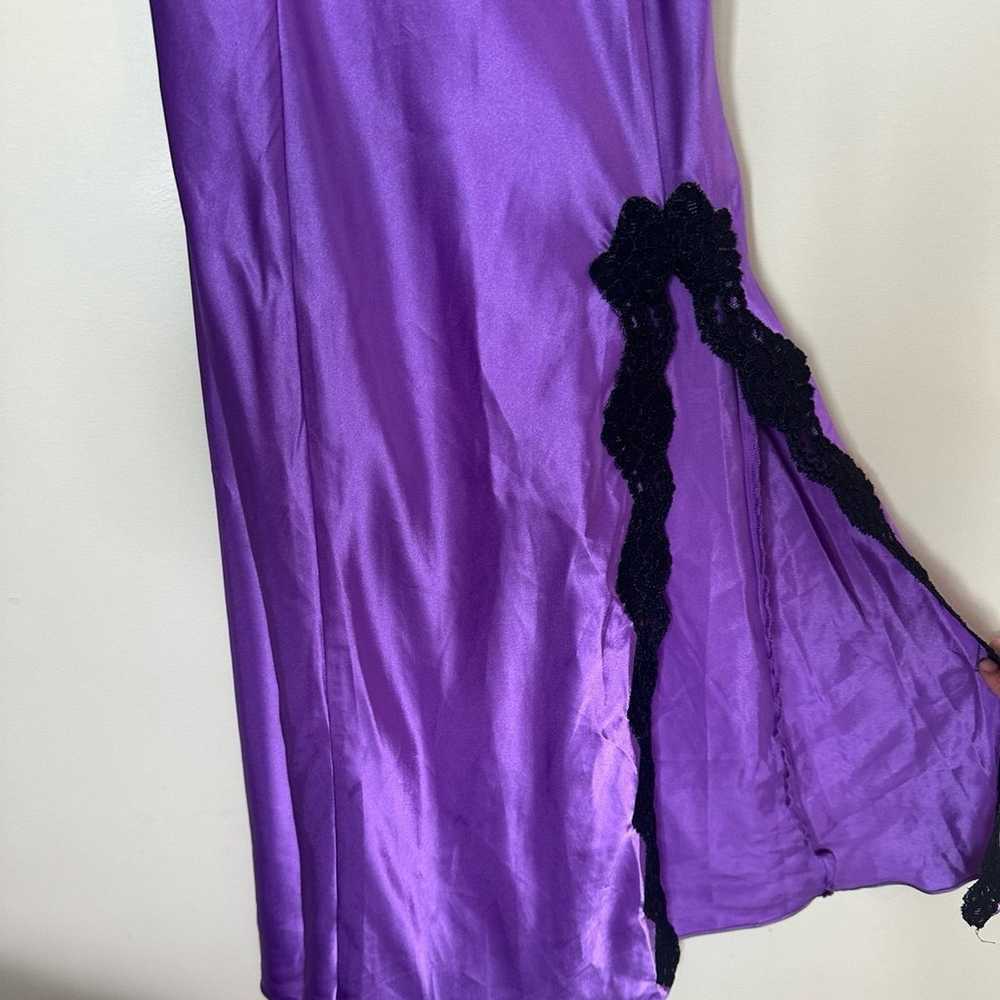 Victoria Secret Y2K/90s slip dress midi purple sm… - image 2