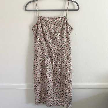 vintage Ann Taylor ditsy floral midi dress