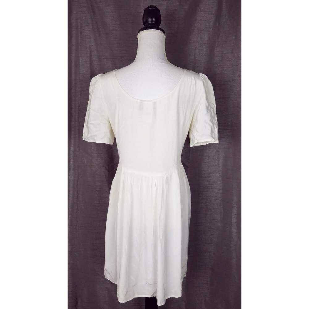 Vintage 90s La Belle White Babydoll Short Sleeve … - image 2