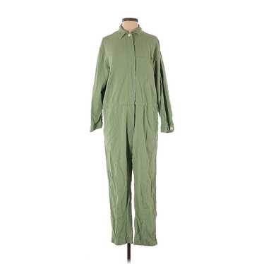 Nico Nico Green Button Down Utility Military Coll… - image 1