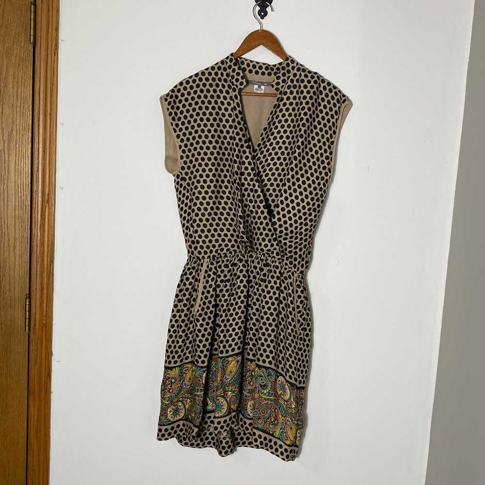 Womens Pippa London Silk Dress, Polka dot, Size 4… - image 1