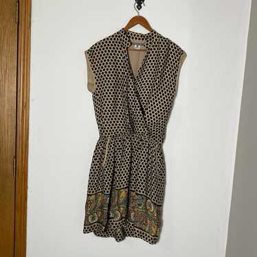 Womens Pippa London Silk Dress, Polka dot, Size 4… - image 1