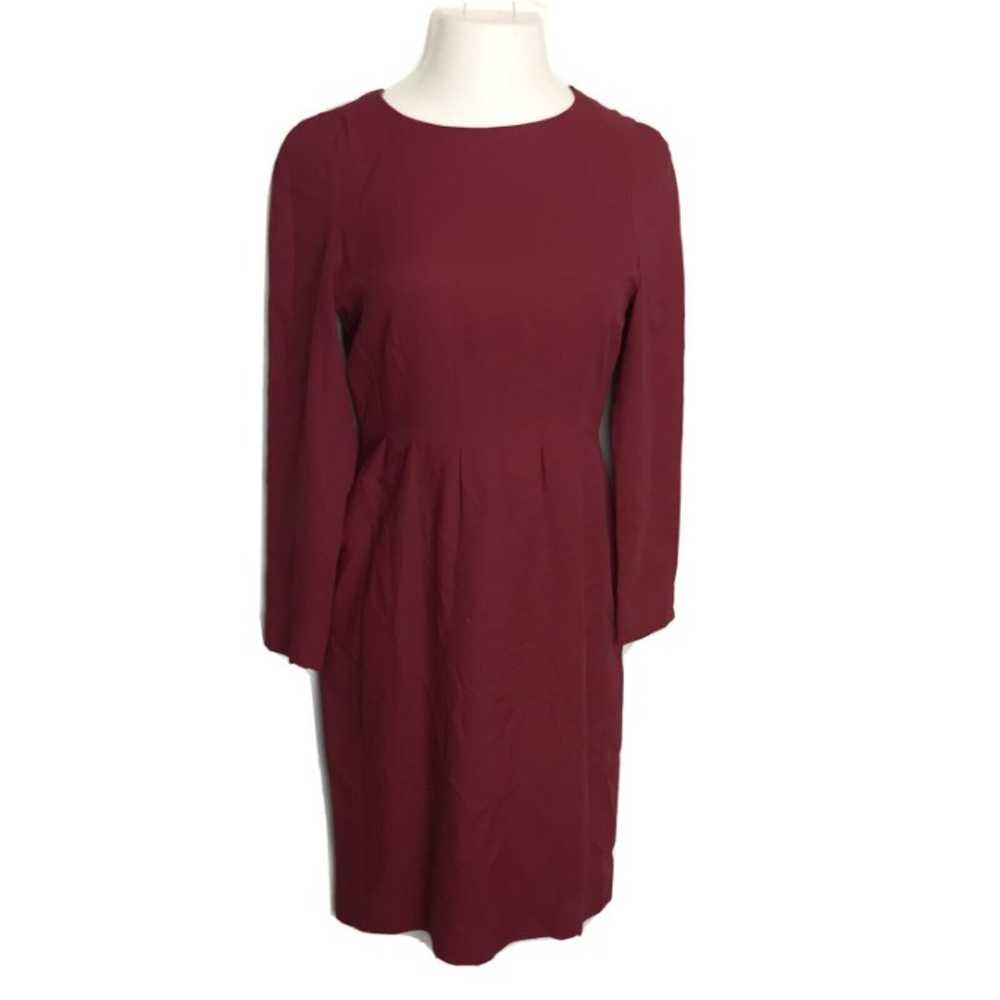 Liz Claiborne Vintage Modest Secretary Red Dress … - image 1