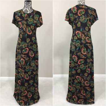 LulaRoe Paisley Maria Maxi Dress S