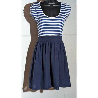 Vintage dELiA's Blue & White Striped Dress