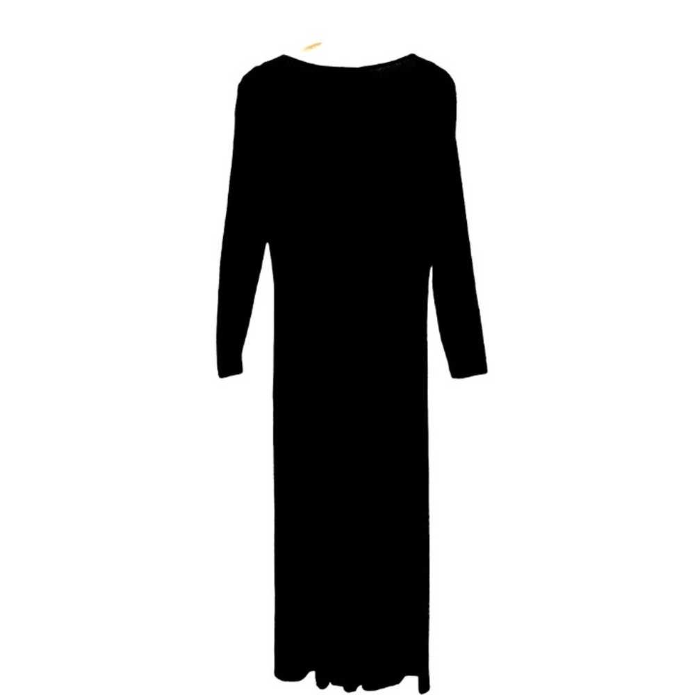 Vintage J Stevens by Carol Escritor Black Maxi Dr… - image 3