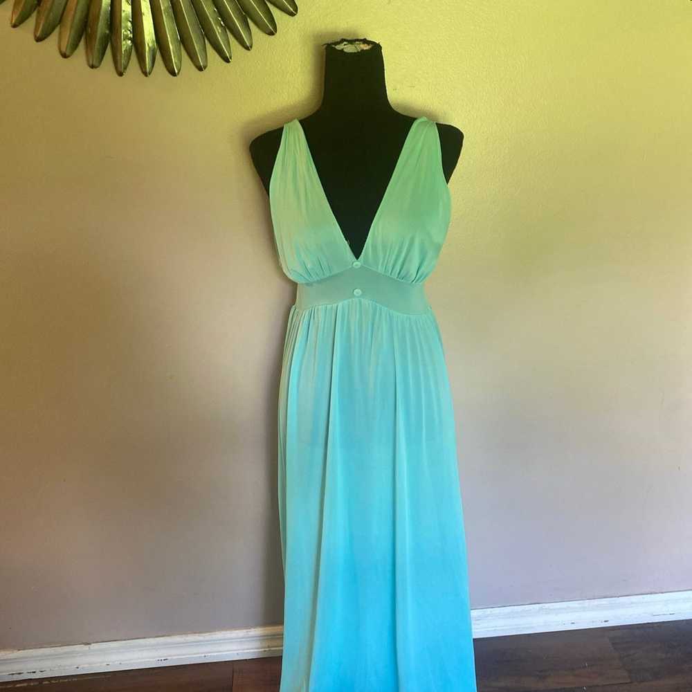 1960 vintage 2  piece dress with chiffon petticoa… - image 2