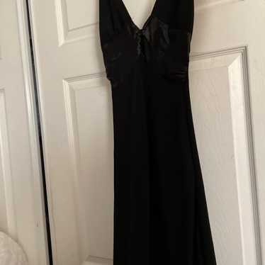 Vintage 90s elegant formal black dress