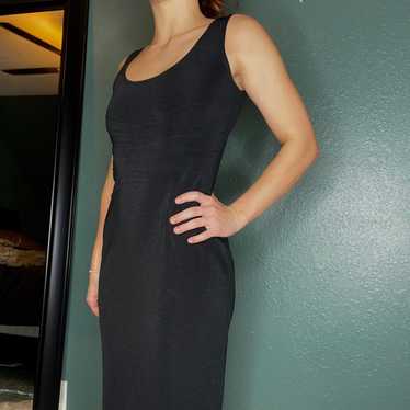 Long black elegant dress