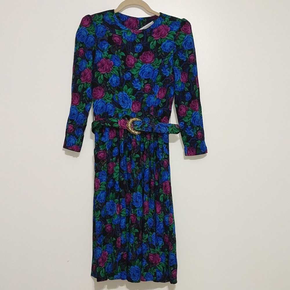 Vintage Jessica Howard Floral Long Dress - image 2