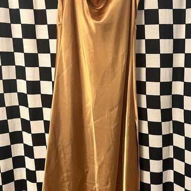 Sophia by Delicates Gold Maxi Dress