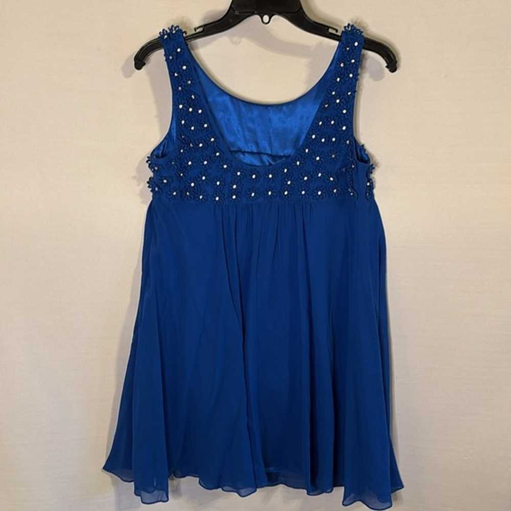 Betsey Johnson Y2K Vintage Silk Mini Dress Babydo… - image 2