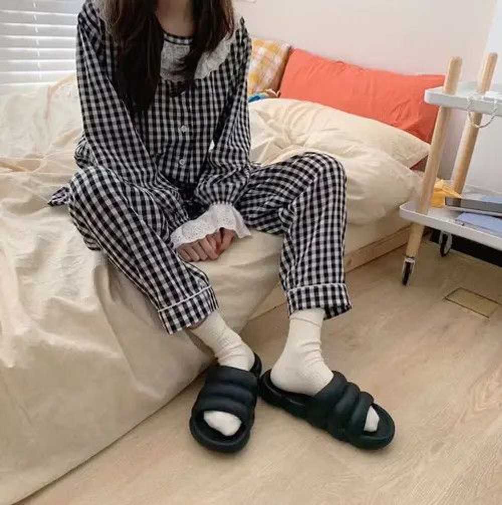 Japanese Brand × Vintage Puffer Sandal Slides - image 2