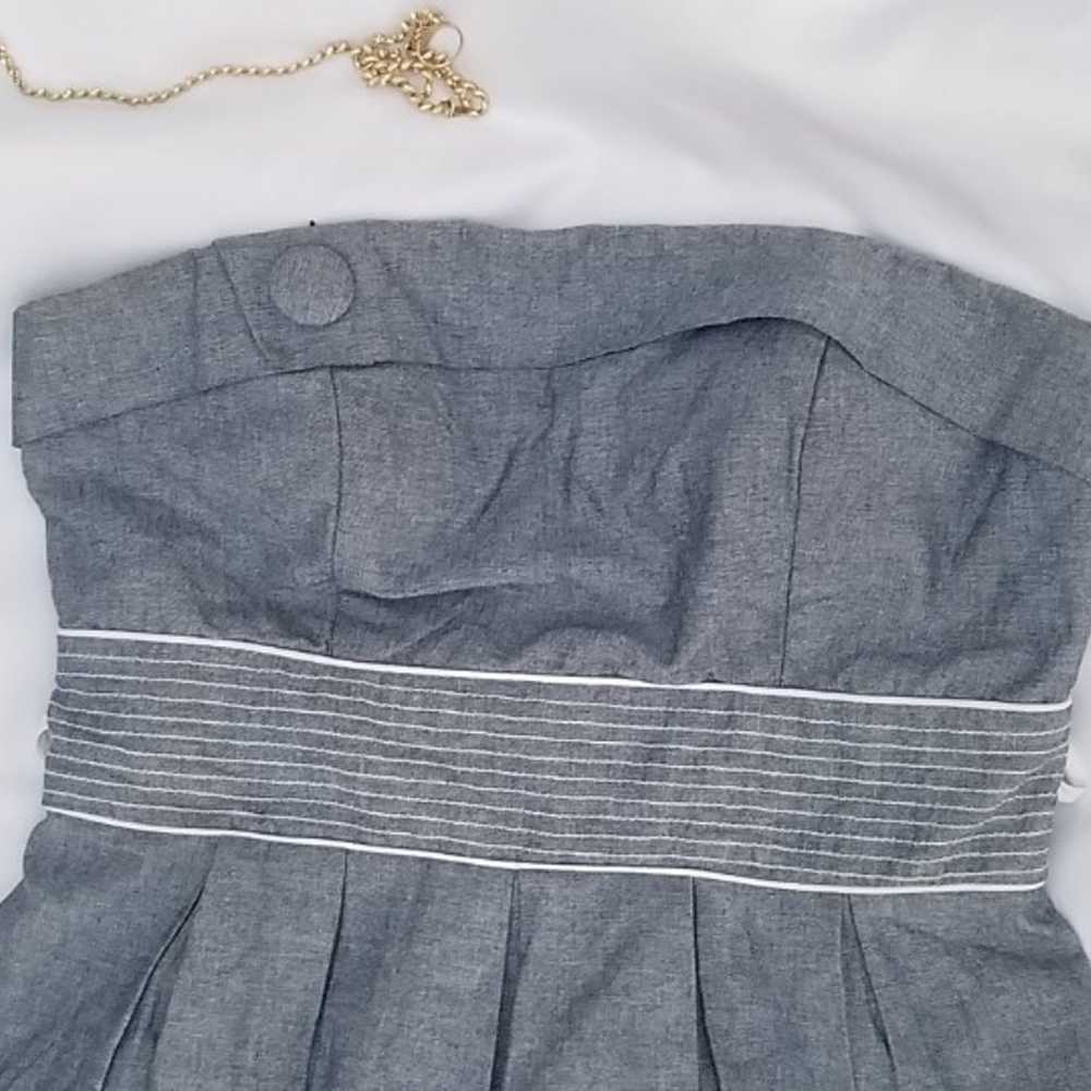 Jodi Kristopher Denim Colored Dress EUC - image 3