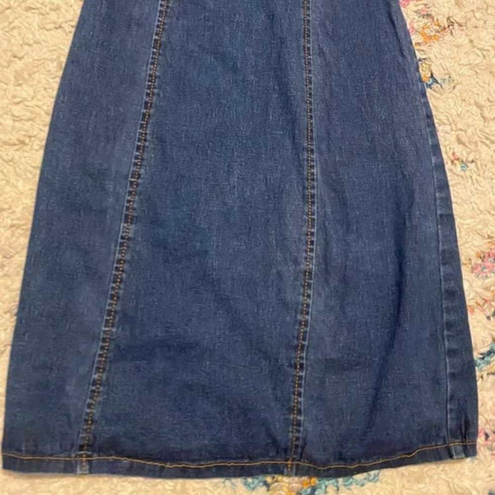 Vintage 90’s 579 denim milkmaid dress - image 3