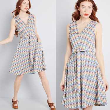 Modcloth | ‘Looking Back’ Gingham Dress