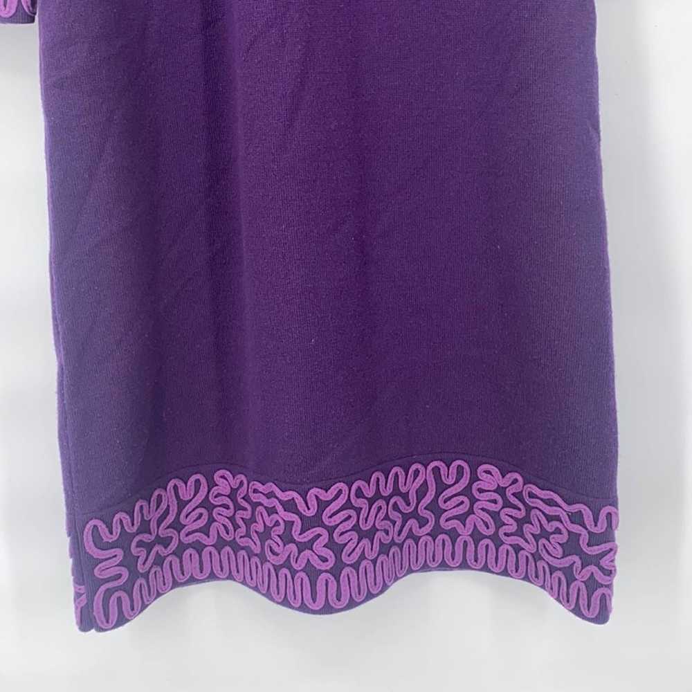 Vintage purple Boden women’s dress pink trim size… - image 7