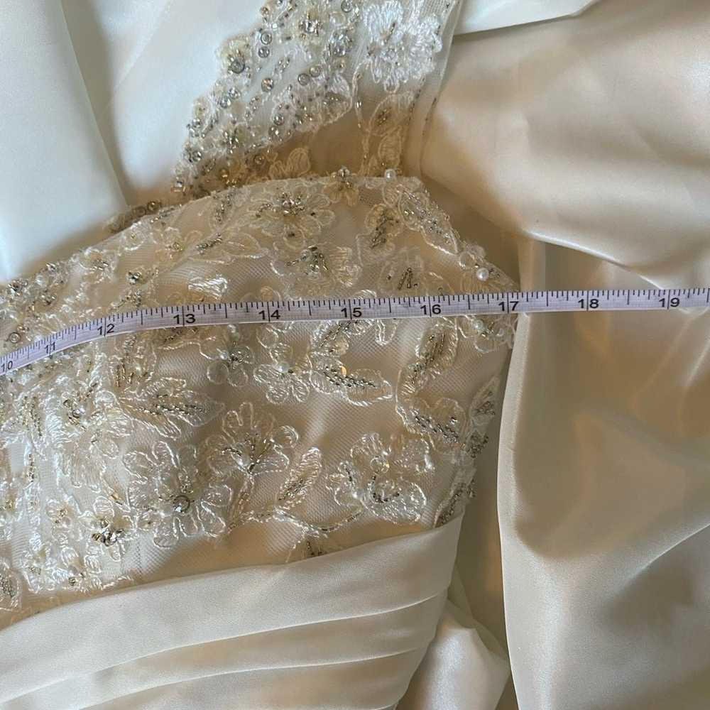 Mon Cheri Vintage Wedding Dress Sz 8 - image 11