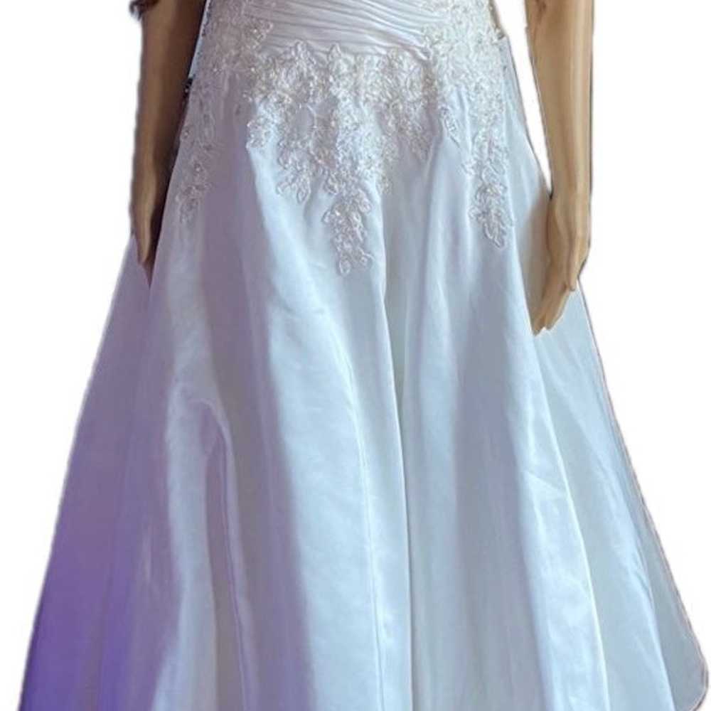 Mon Cheri Vintage Wedding Dress Sz 8 - image 1