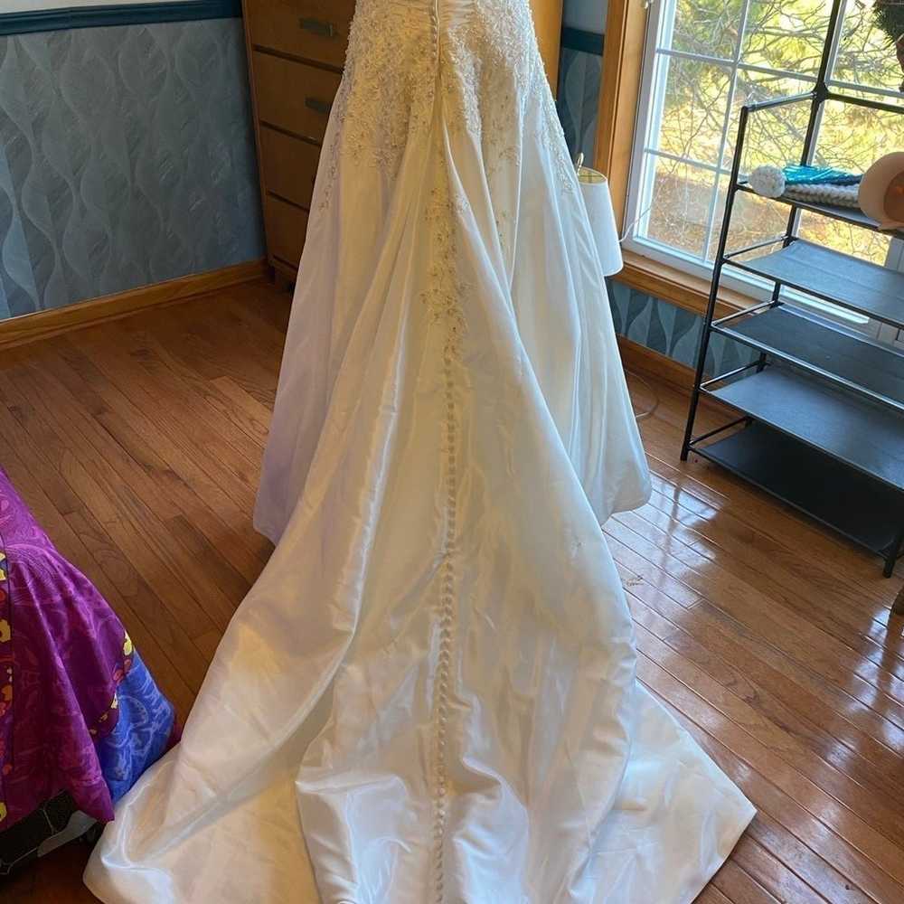 Mon Cheri Vintage Wedding Dress Sz 8 - image 5