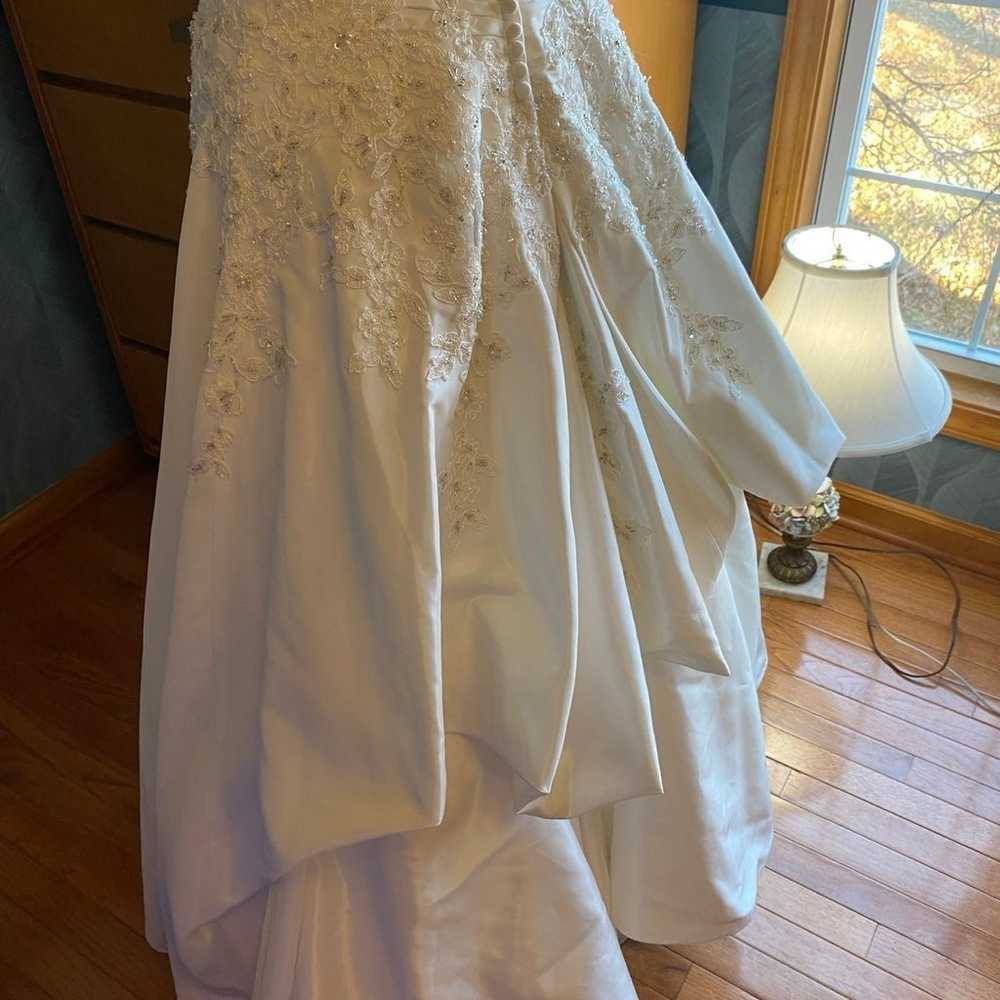 Mon Cheri Vintage Wedding Dress Sz 8 - image 9