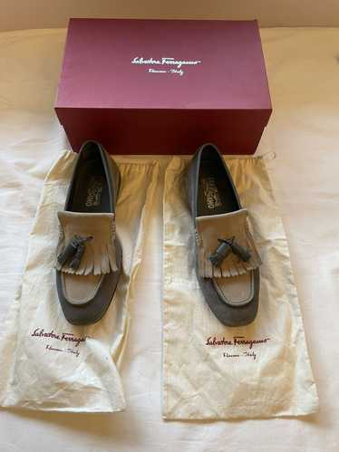 Salvatore Ferragamo Suede Tassel Loafer