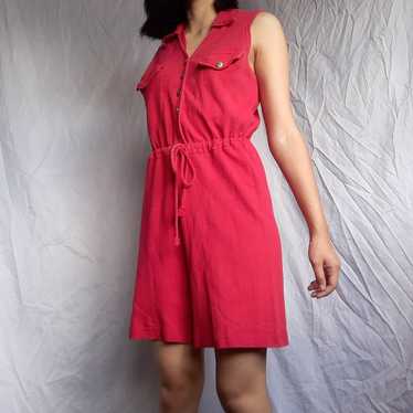 Vintage Red Romper