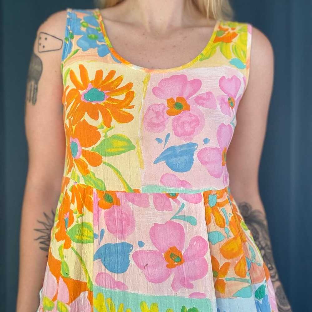 Vintage 90s Jams World Flora Dora Floral Janice M… - image 4